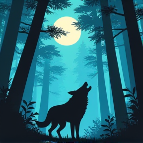 Wolf in the Forest