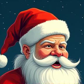 babbo natale auguri a tutto il mondo