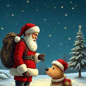 babbo natale auguri a tutto il mondo