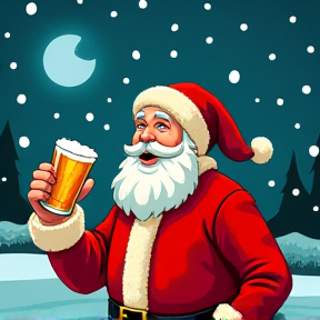 Santa's beer run