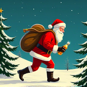 Santa's beer run