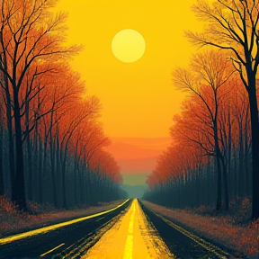 Yellow road