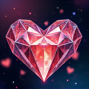 Diamond heart