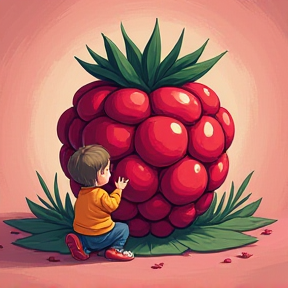 Giant Raspberry Fun