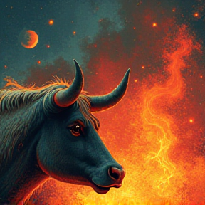 COW ON FIRE (THROUGH TIME) 