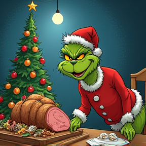 Gobble and Grinch Feud