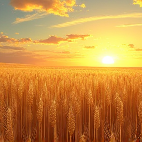 The wheat field 