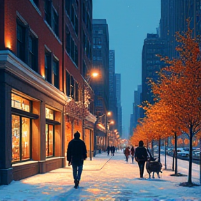 Snowfall in the City