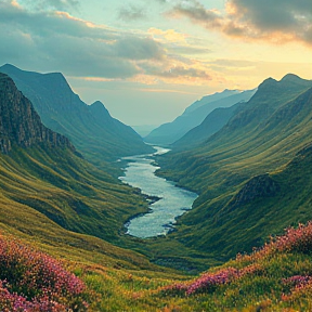 Die Küsten des irischen Hochlands