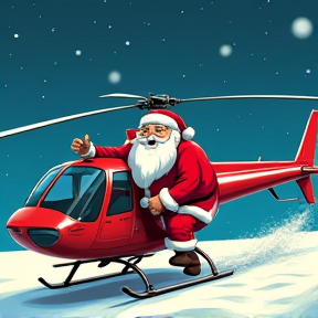 Santa's Chopper Ride