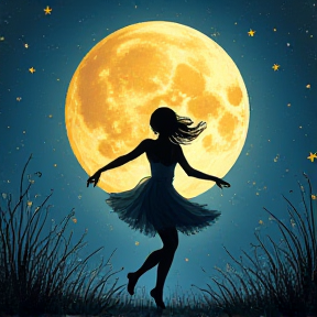 dancing in the moon