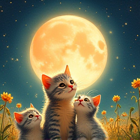 Three little kittens