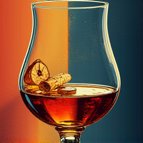 Love in a whisky glasd