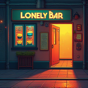 Lonely bar.