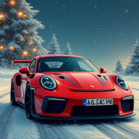 Christmas Porsche