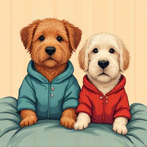 Pups in Pajamas