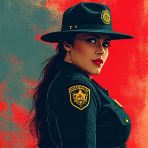 Policewoman Flame