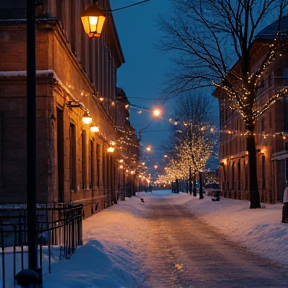 vinter på Gatan