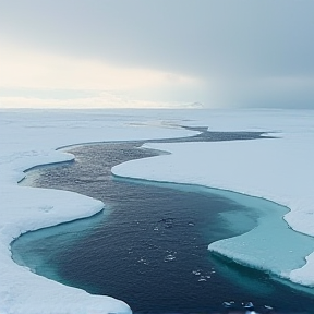 Стелется дым над талой водой