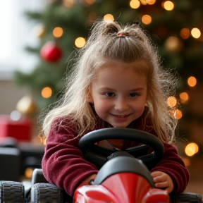 Santa's Go-Kart Mishap