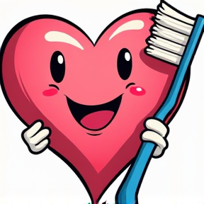 Brosse à dents d'amour