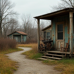 Melvin’s Jungle Junkyard And Double Wide Trailer