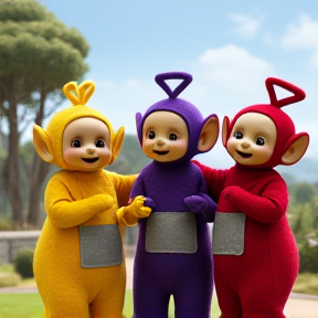 Teletubbies in Tubby Friend Land