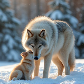 Wolf Christmas Stroll