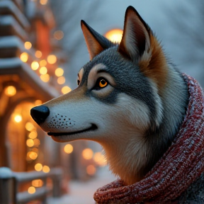 A Howling Christmas Stroll