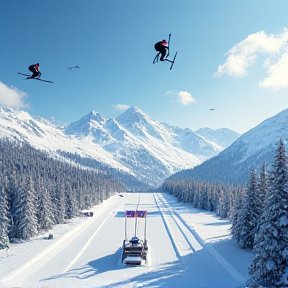 ski jumping