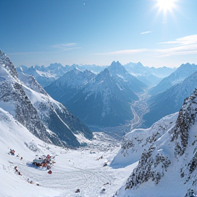 Hüttenparty im Schnee