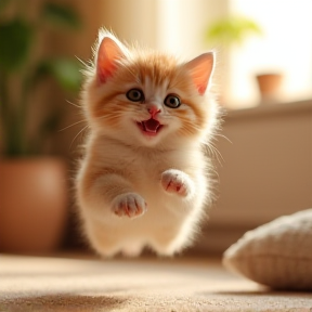 5 Little Kittens Jumping on the Bed"