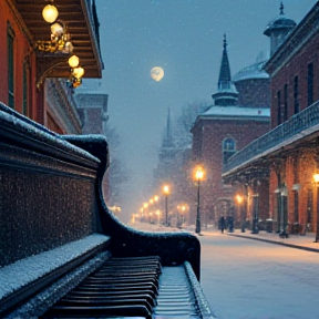 Snowy Jazz Nights in New Orleans