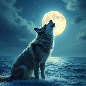 The Wolf sails out