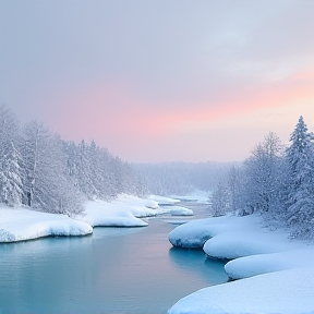 La Nieve en la Música Calma