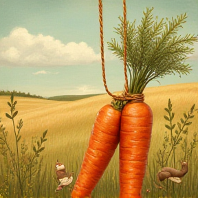 Carrot on a string 