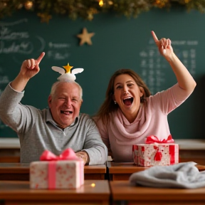 Julefreden i Klasselokalet