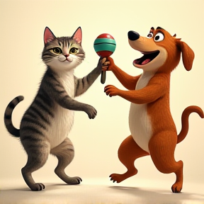 Cats and Dogs and Maracas