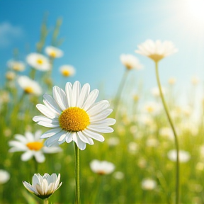 a thousand yellow daisies