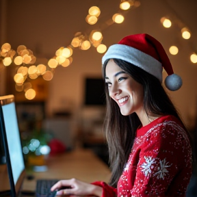 Weihnachten im Büro