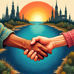 Hands across the water