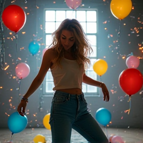 Jeans and Balloons