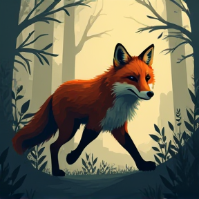 Fox in the Woods