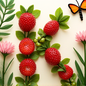 Learning Alphabet through fruit