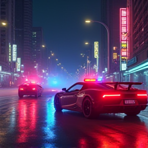 Neon Night Chase