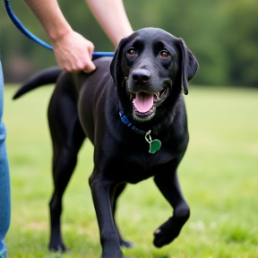 Skyler the Black Labrador