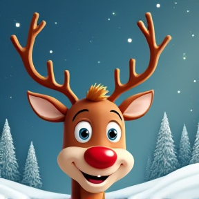 Rudolf the Red-Nosed Reindeer: A Parody