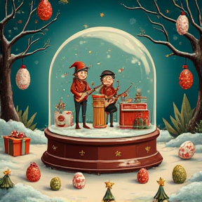 Snow globe christmas