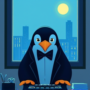 Penguin Office Blues