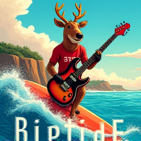 Riptide the Lifeguard Reindeer